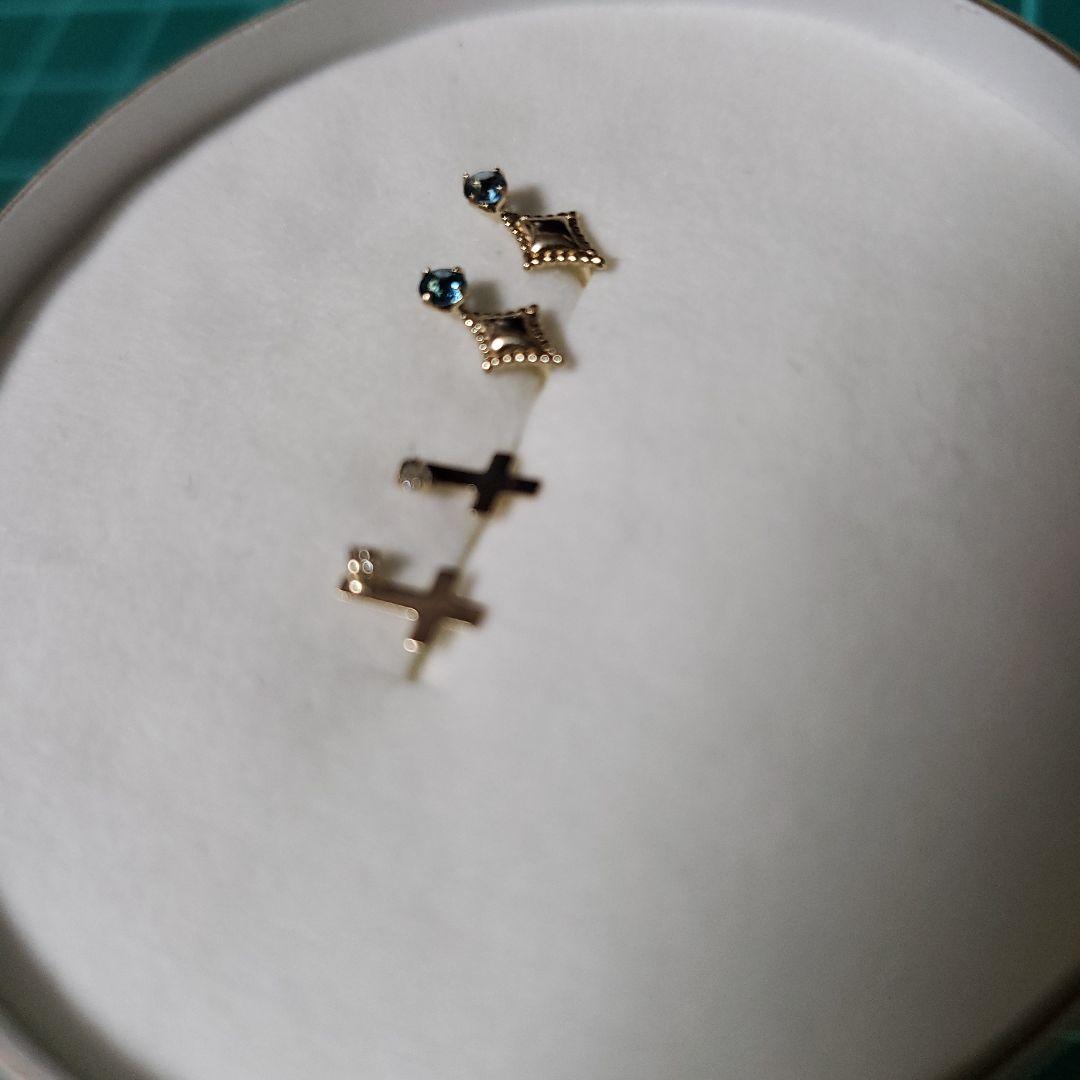 専用です(´- `*)cui-cui ピアスセット　K10