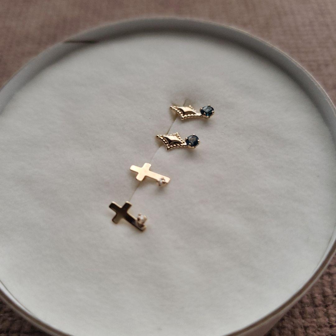 専用です(´- `*)cui-cui ピアスセット　K10