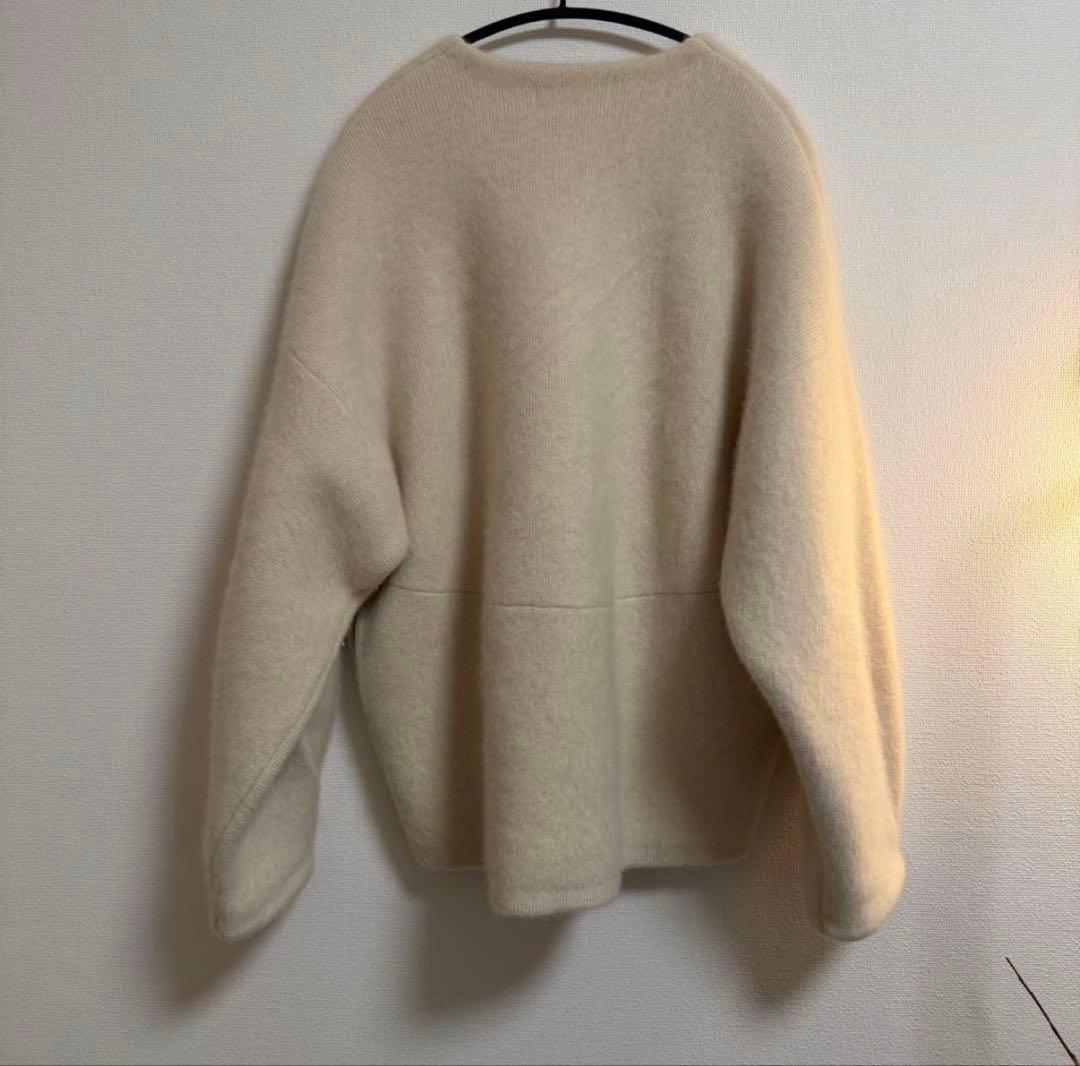 FRAY I.D ダブルフェイスラクーンカーディガン