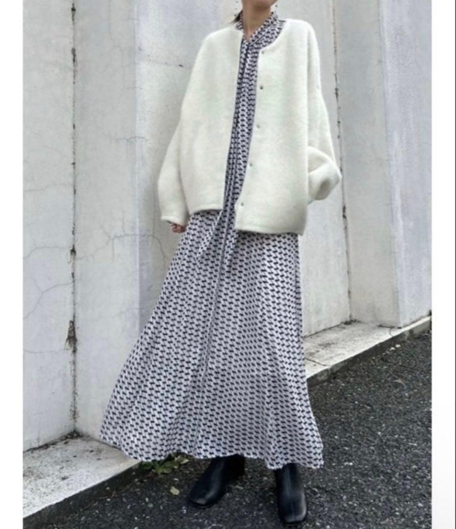 FRAY I.D ダブルフェイスラクーンカーディガン