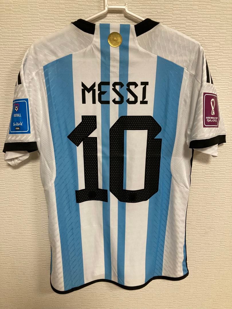 2022 W杯ファイナル アルゼンチン代表 メッシ ユニフォーム（H）