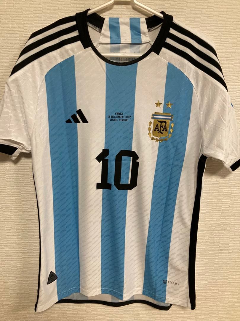 2022 W杯ファイナル アルゼンチン代表 メッシ ユニフォーム（H）