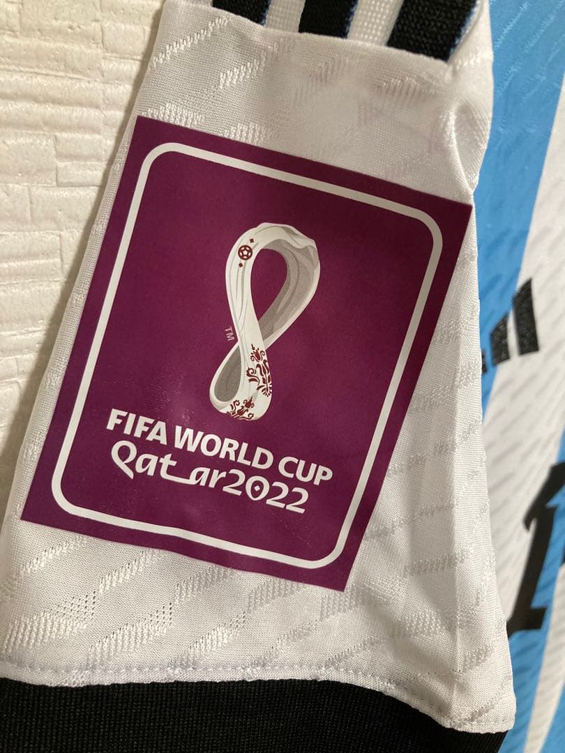 2022 W杯ファイナル アルゼンチン代表 メッシ ユニフォーム（H）
