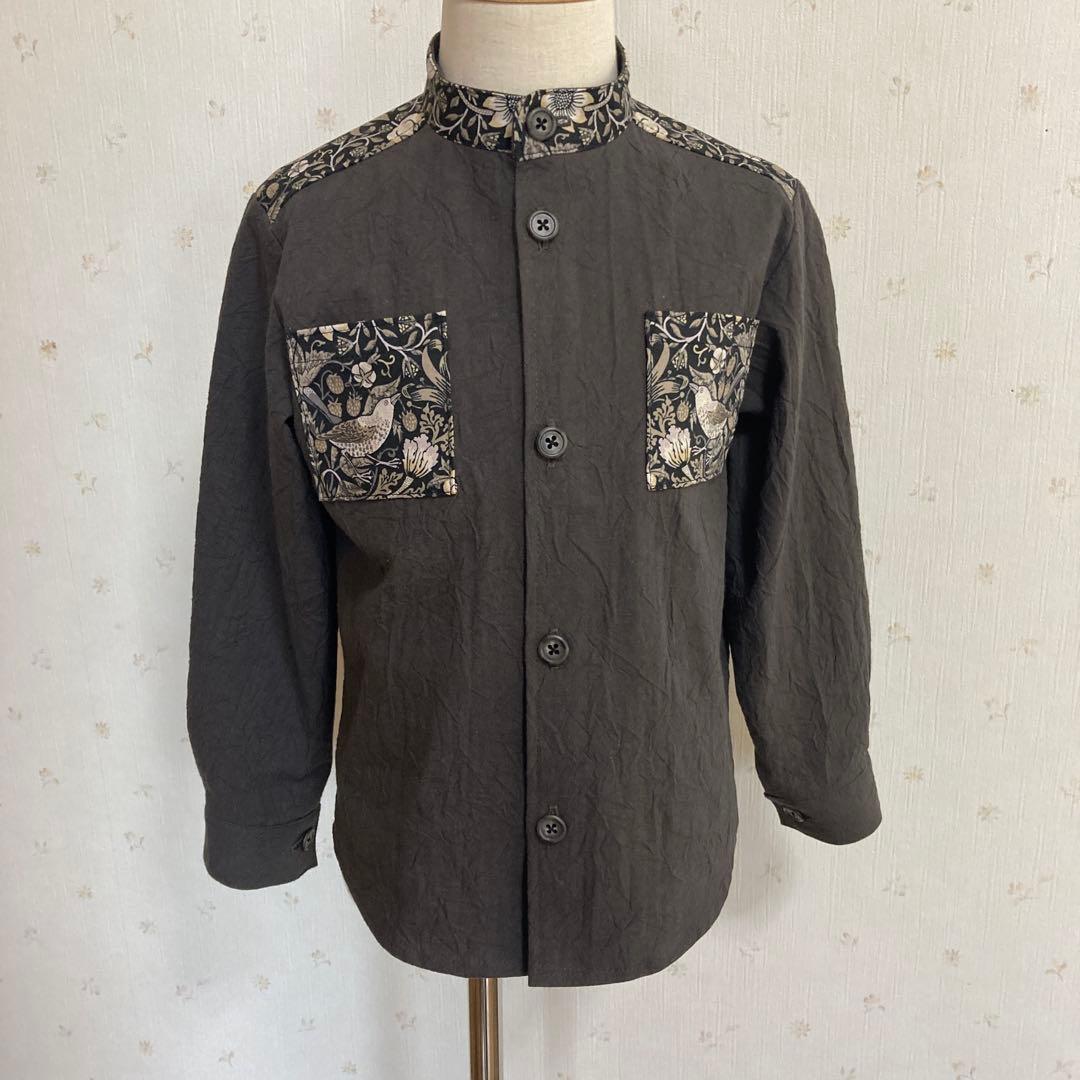 いちごどろぼう　スタンドカラーシャツ　ワンピース　２着