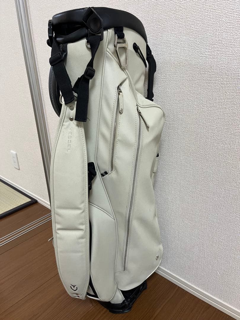 Vessel ゴルフバッグ キャディバッグ　ホワイト