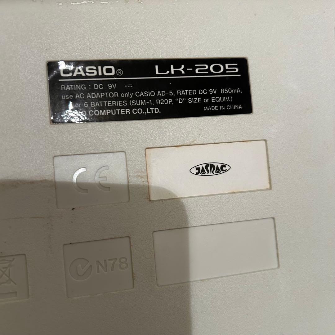 CASIO 光ナビゲーションキーボード　キーボード　LK-205