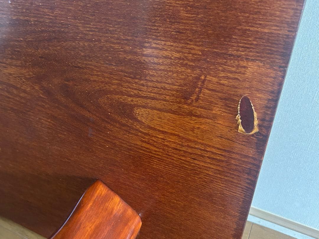 一枚板 無垢材の自然木目座卓 ダイニングテーブル