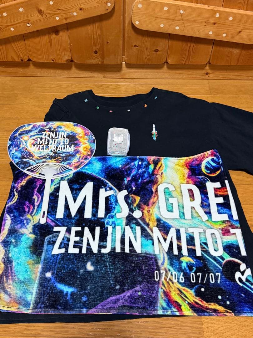 ミセスゼンジン未到とヴェルトラウム Tシャツ タオル ライトバンド 扇子 セット