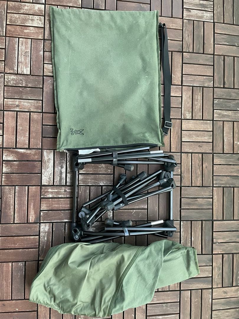 DOD ヤバイッス　ハイバックチェア　カーキ