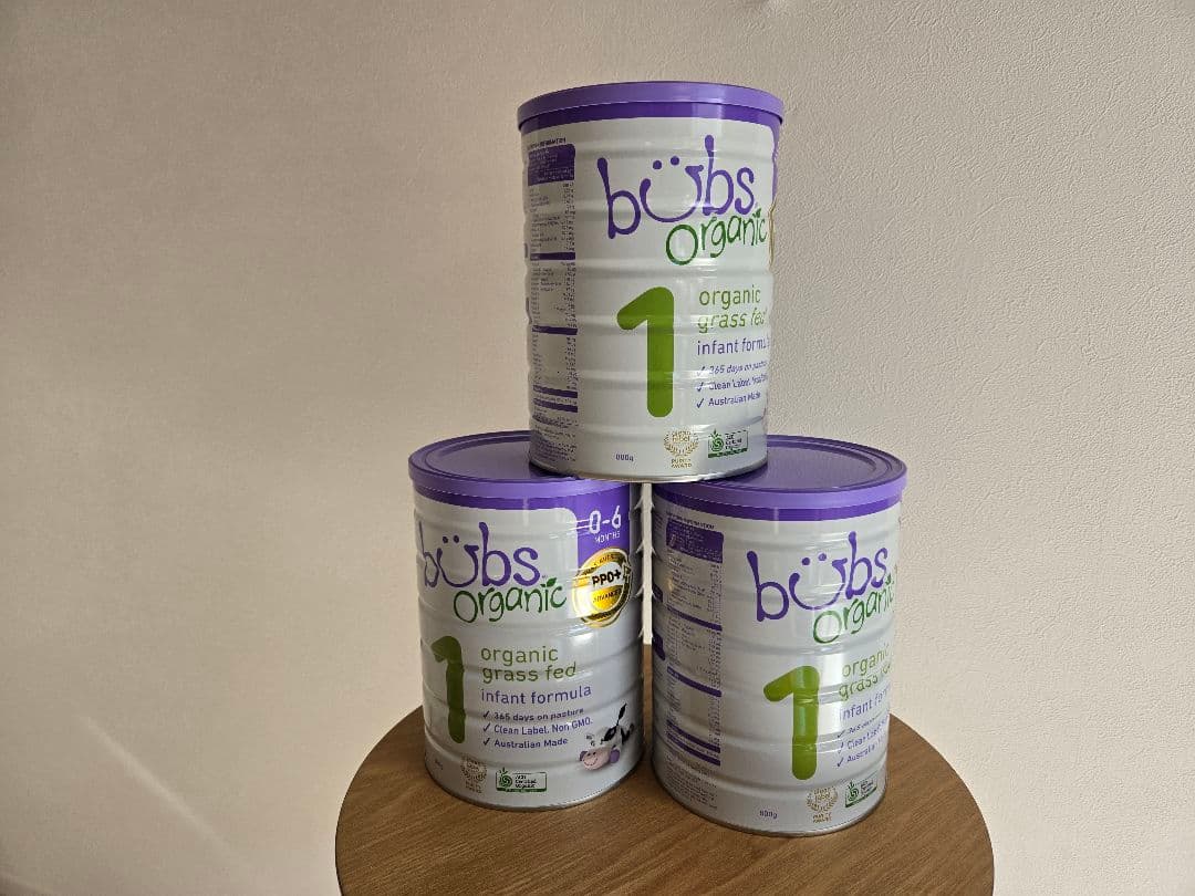 ◎ バブス bubs organic 粉ミルク 3缶