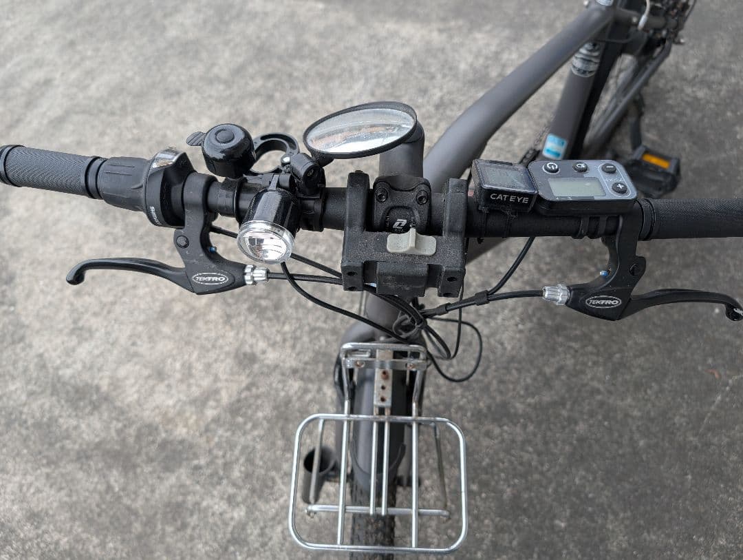 電動アシストクロスバイクEVA PLUS CROSSエヴァプラスグレー26インチ