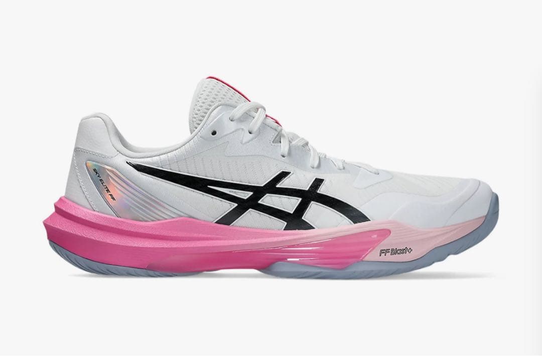 asicsスカイエリートff3 ホワイト/ドラゴンフルーツ　ピンク　26.5cm