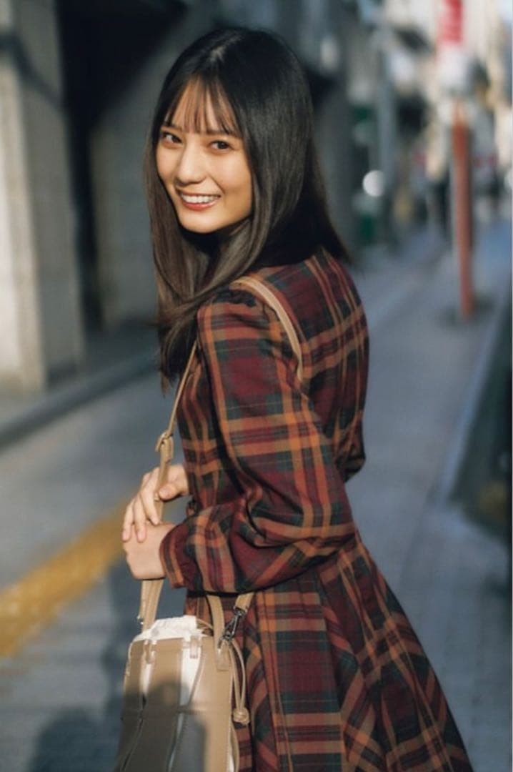 【未使用】エミリアウィズ ベルト付きチェックフレアワンピース　Sサイズ