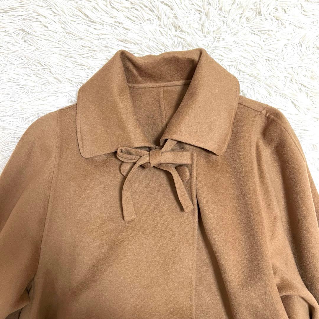 ひろかなです。カシミヤ100% ダブルフェイスロングコート Aライン