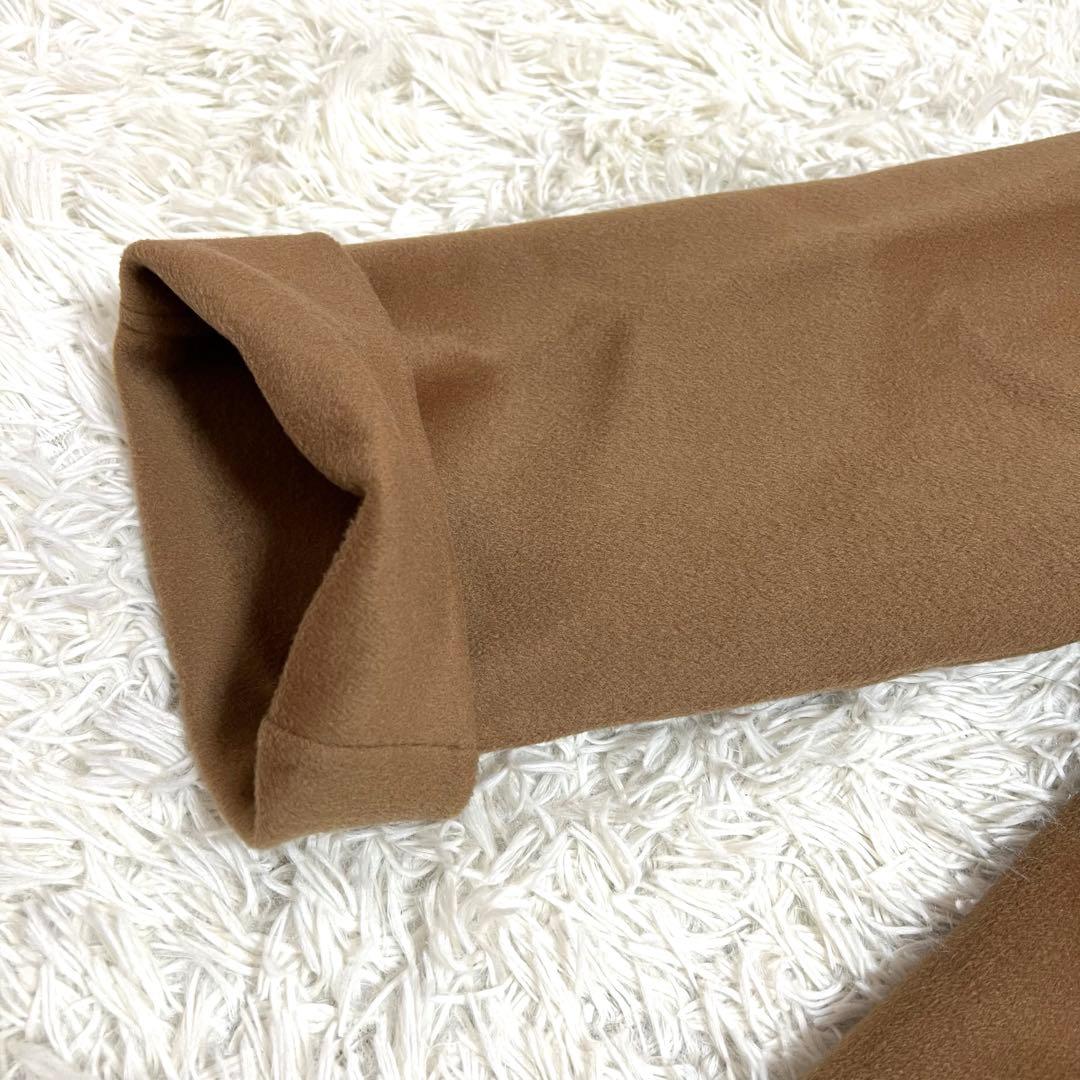 ひろかなです。カシミヤ100% ダブルフェイスロングコート Aライン