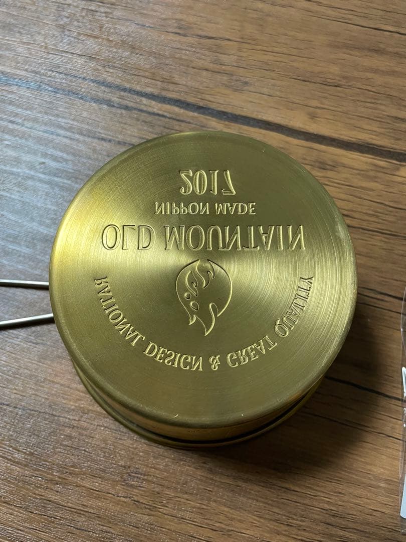 OLD MOUNTAIN シェラカップ 2017年製とラクダ皮グリップ