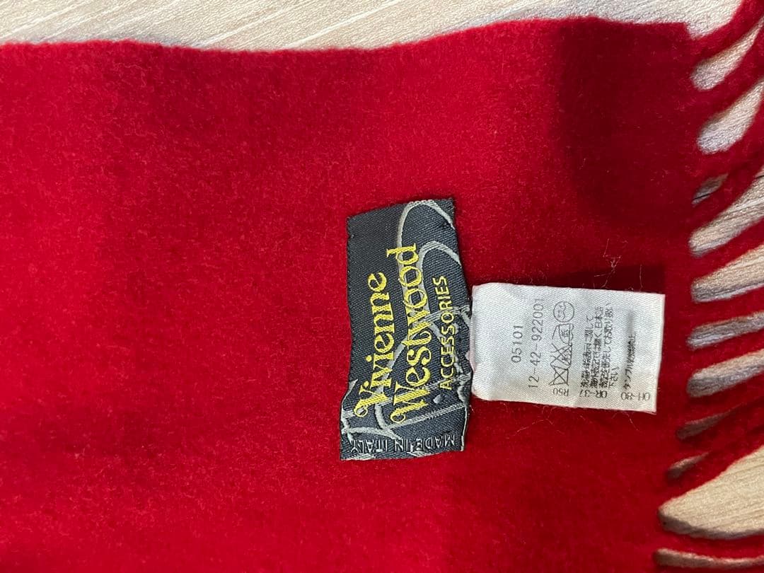 Vivienne Westwood 黒 赤マフラーセット