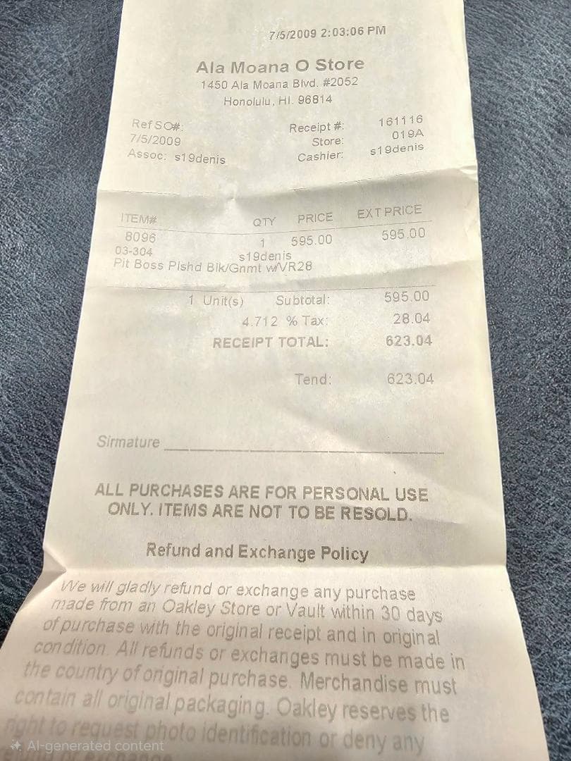 OAKLEY PITBOSS 1 美品