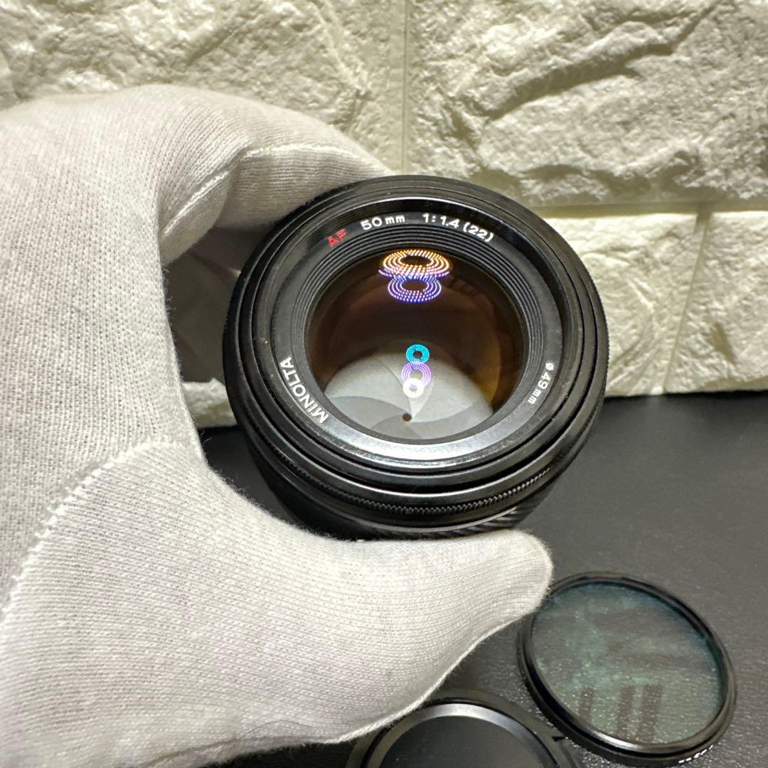 美品　ミノルタ Minolta AF 50mm F1.4 単焦点レンズ