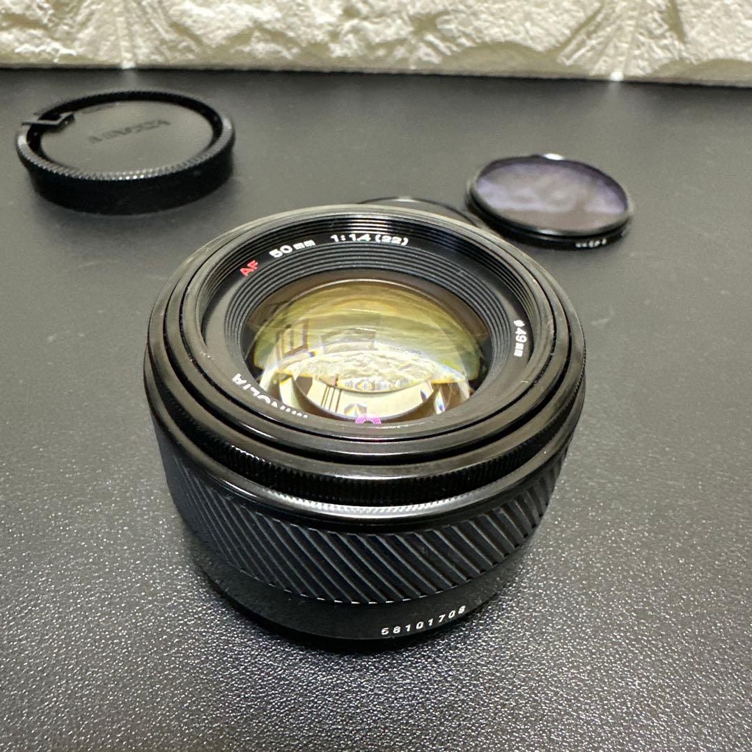 美品　ミノルタ Minolta AF 50mm F1.4 単焦点レンズ