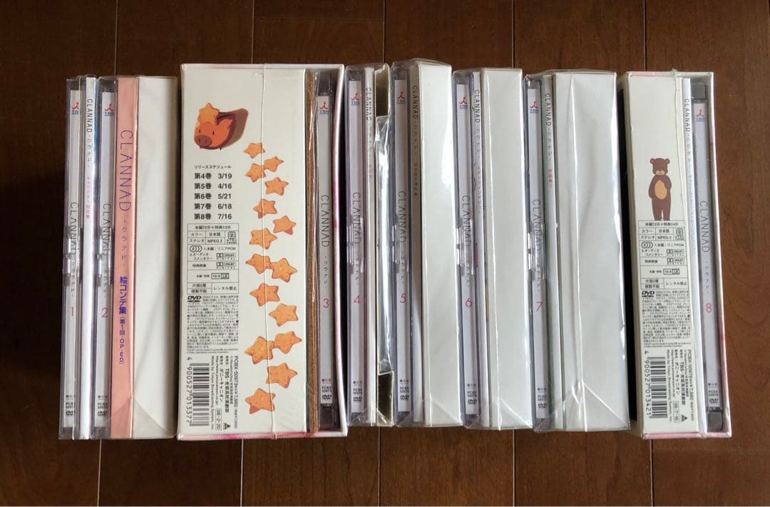 CLANNAD DVD 〈初回限定版〉 1期2期　全巻セット　劇場版　全17枚