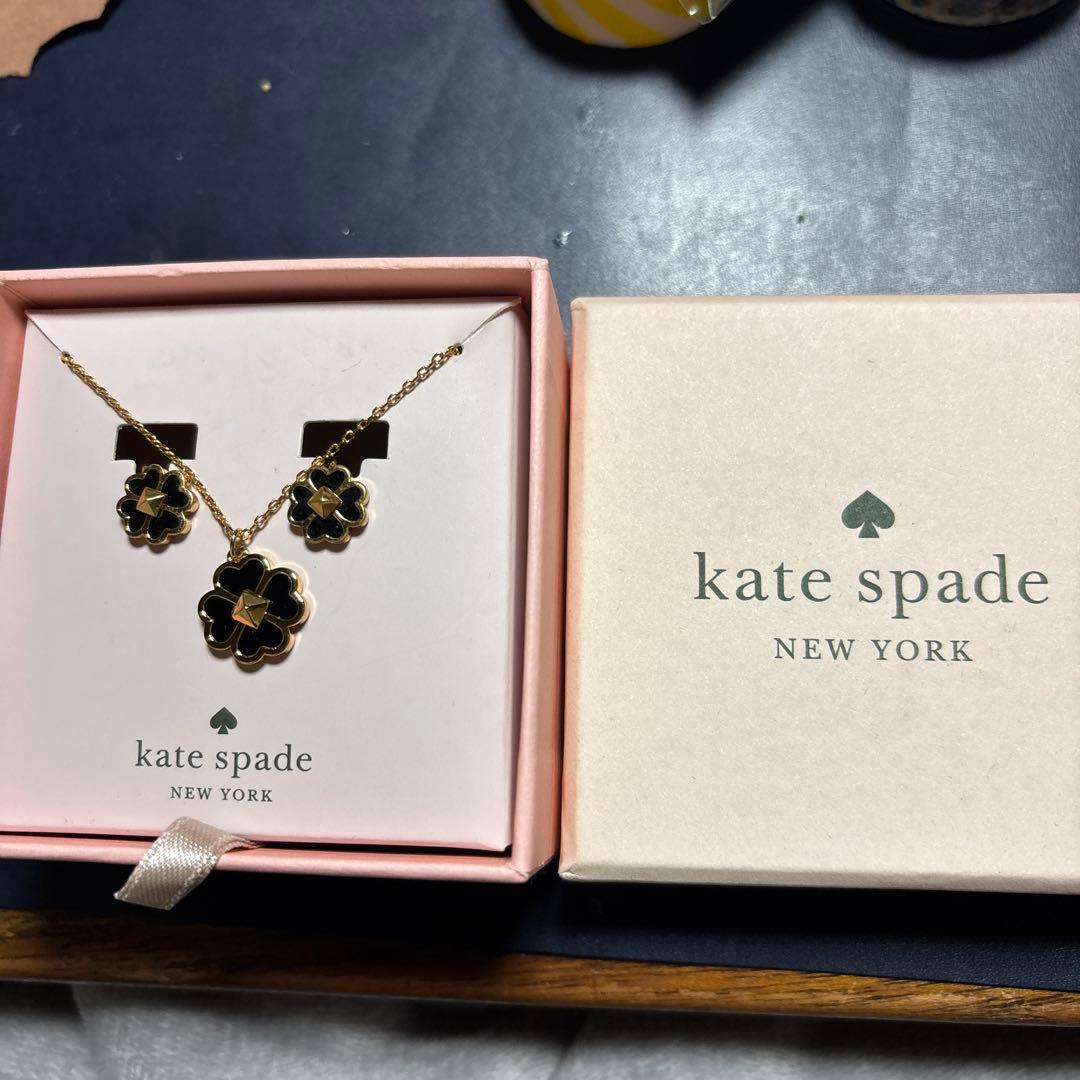 ケイトスペード イヤリング、ネックレスセット 未使用