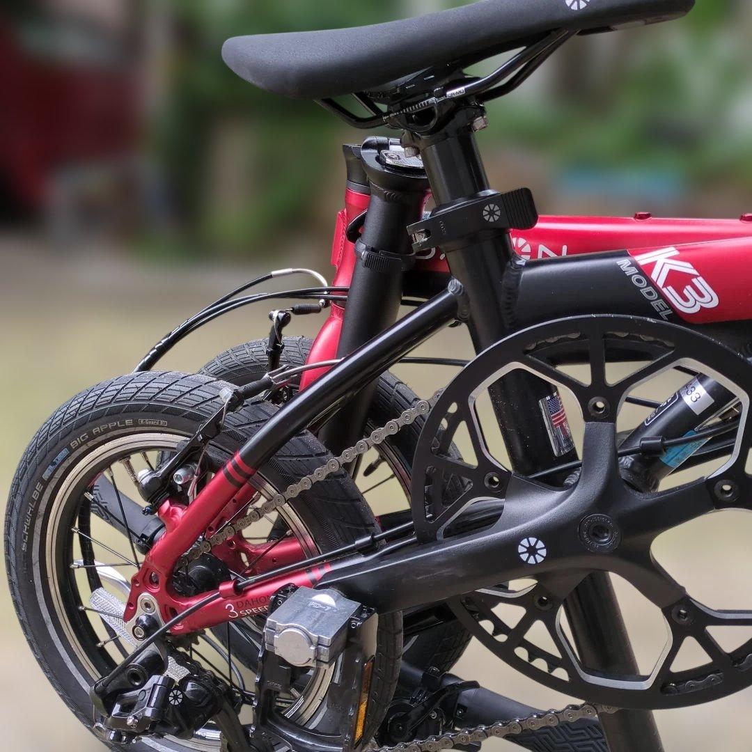 DAHON K３レッド×ブラック