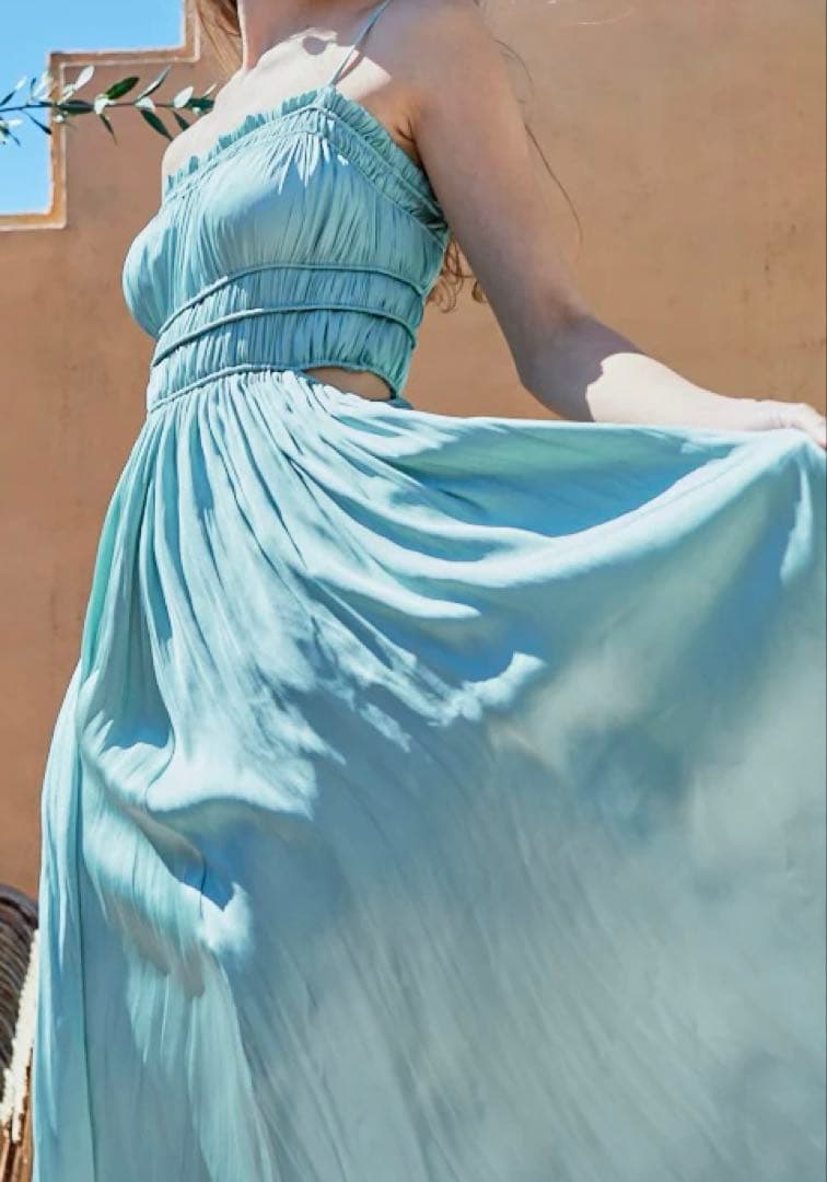 ワンピース Estella.K Julia Satin Long Dress