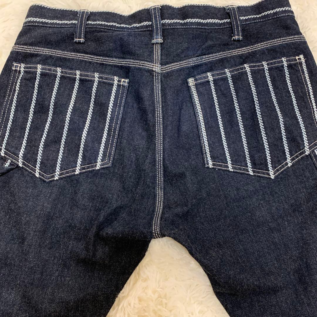 児島ジーンズ KOJIMA GENES ウォバッシュ切替ペインター デニムパンツ