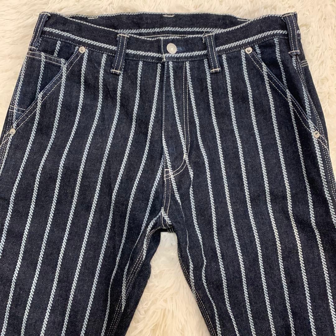 児島ジーンズ KOJIMA GENES ウォバッシュ切替ペインター デニムパンツ