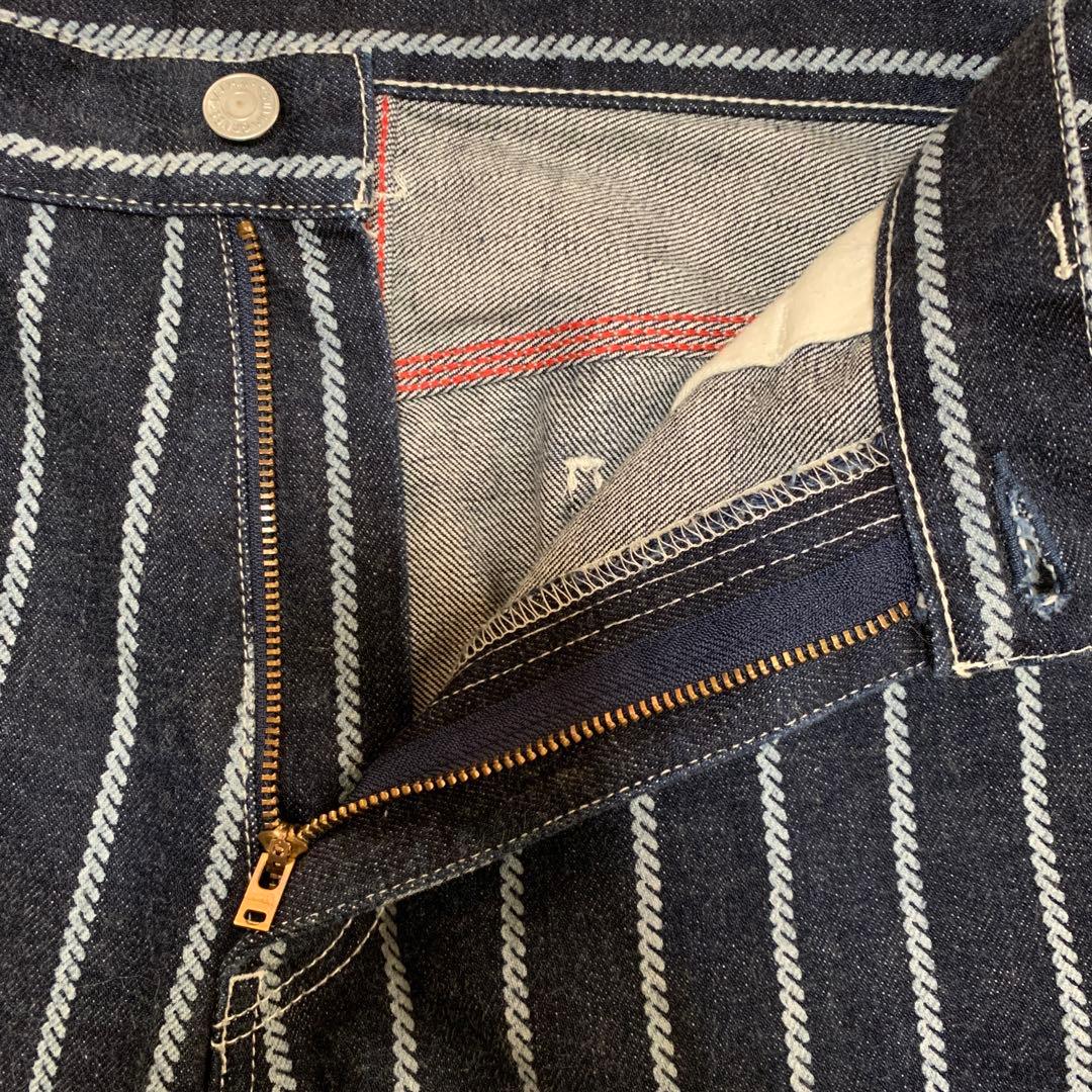 児島ジーンズ KOJIMA GENES ウォバッシュ切替ペインター デニムパンツ