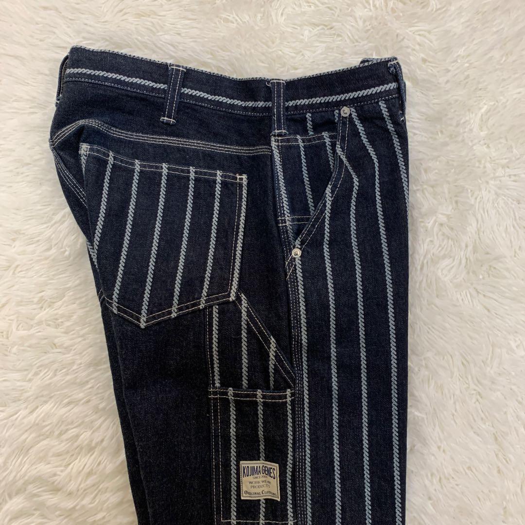 児島ジーンズ KOJIMA GENES ウォバッシュ切替ペインター デニムパンツ