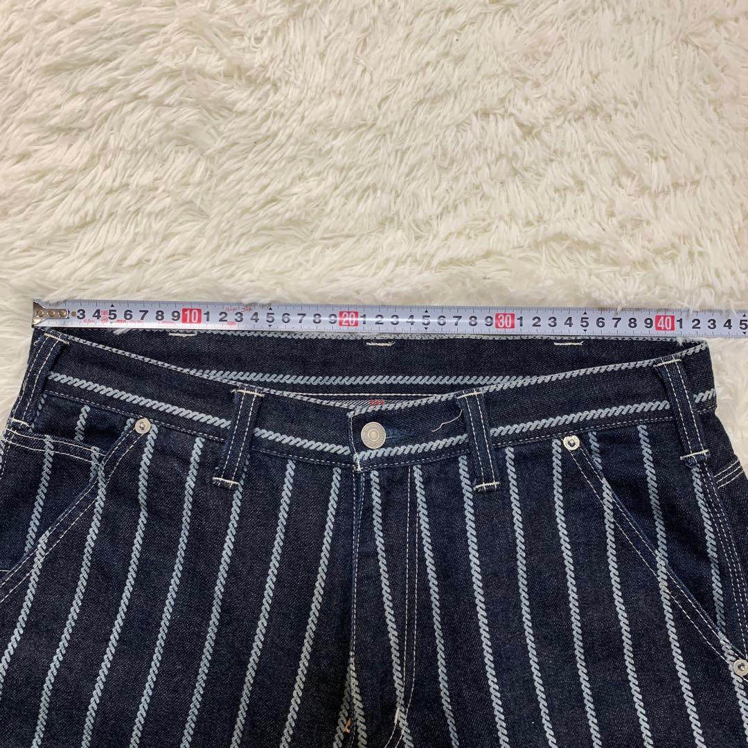 児島ジーンズ KOJIMA GENES ウォバッシュ切替ペインター デニムパンツ