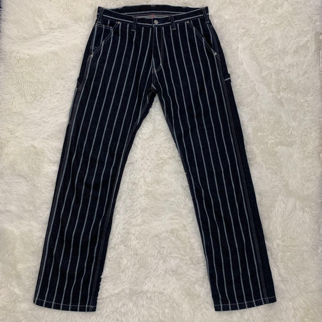 児島ジーンズ KOJIMA GENES ウォバッシュ切替ペインター デニムパンツ