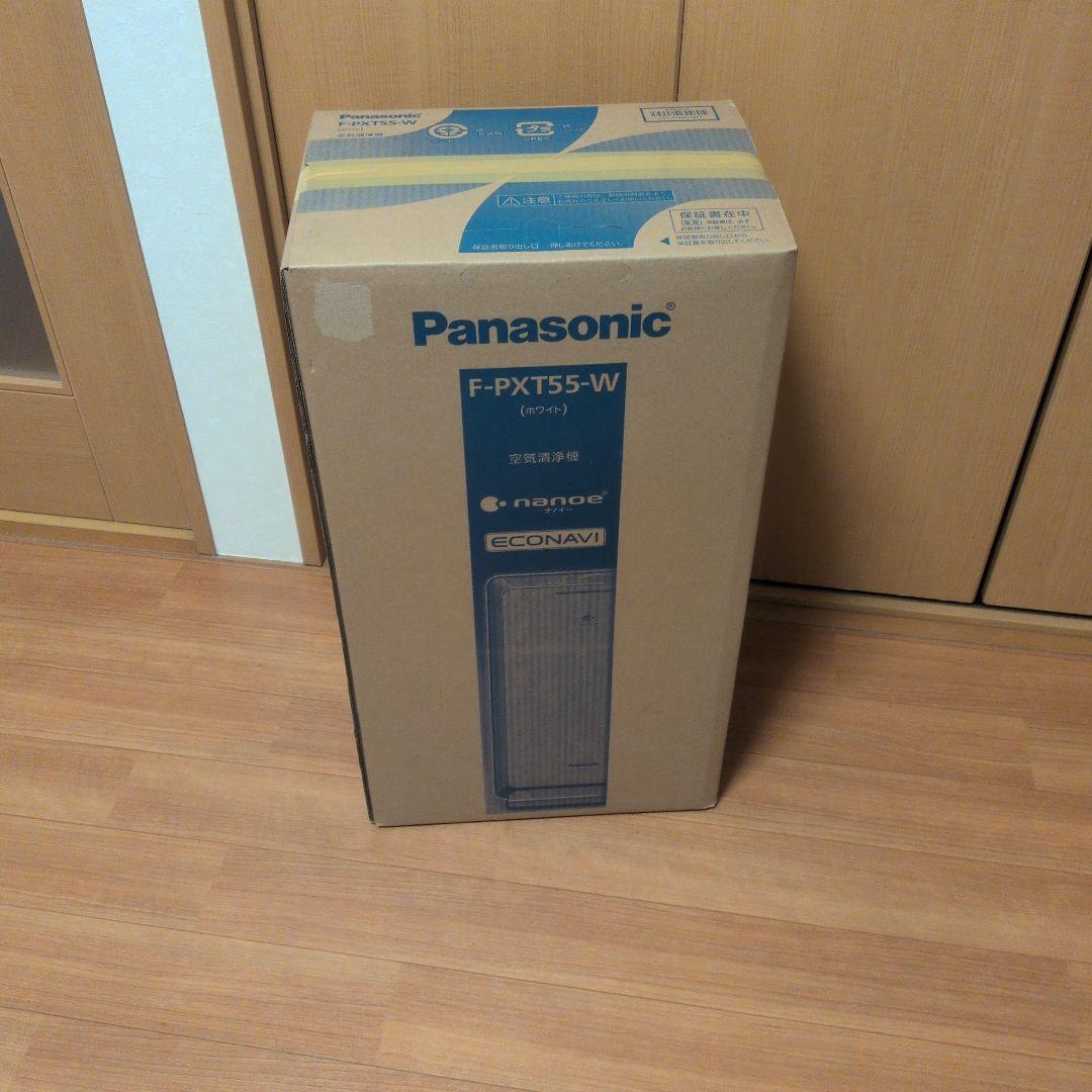 新品未開封　パナソニック 空気清浄機 ナノイー・エコナビ搭載 F-PXT55-W