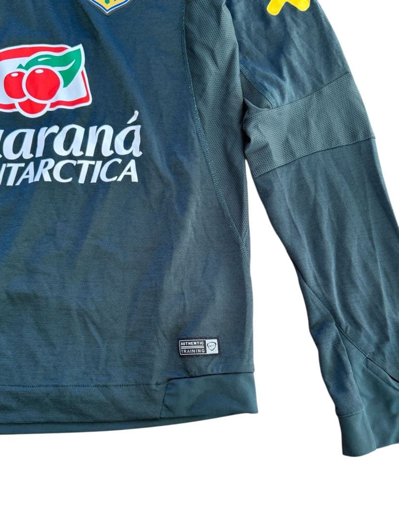 NIKE ブラジル代表 14/15 長袖 ドリルトップ/プラクティスシャツ M