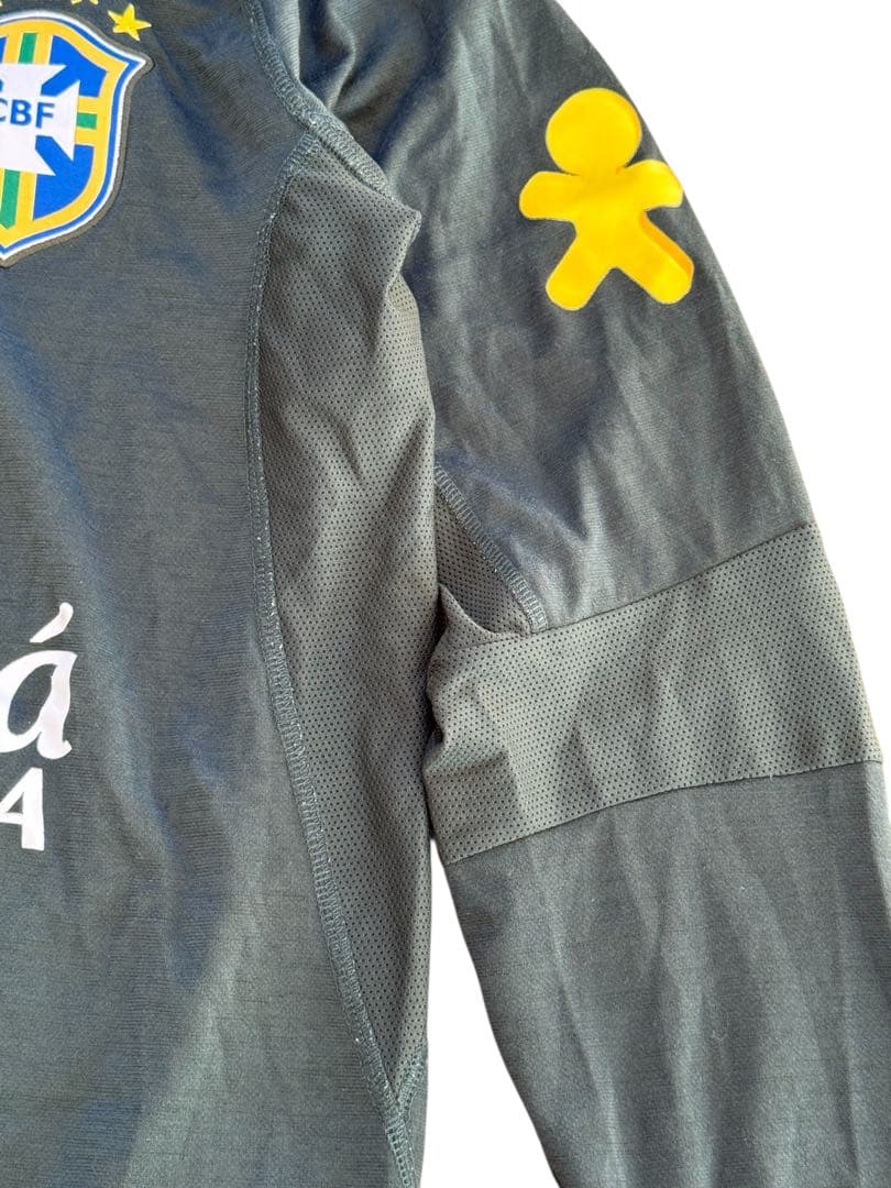 NIKE ブラジル代表 14/15 長袖 ドリルトップ/プラクティスシャツ M
