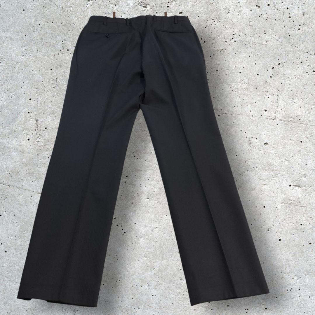 バーバリーブラックレーベル 3Pスーツ 黒 AB6 シャドーストライプ