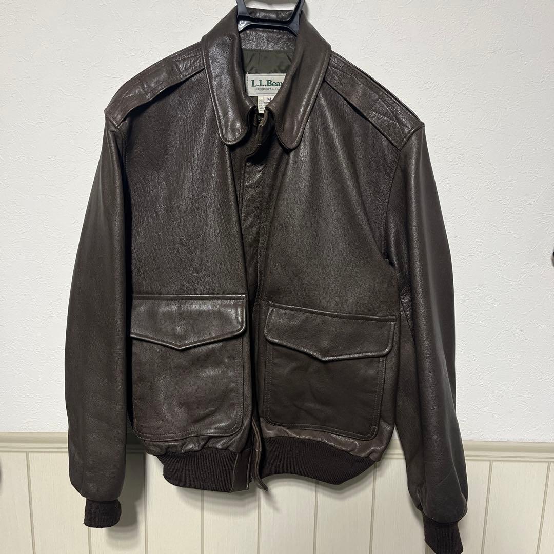 【期間限定価格〜1/21】80s L.L.Bean A-2 レザージャケット