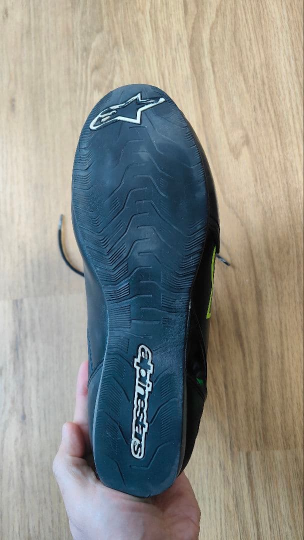 Alpinestars バイク用ブーツ ブラック/グレー/グリーン　　サイズ２７