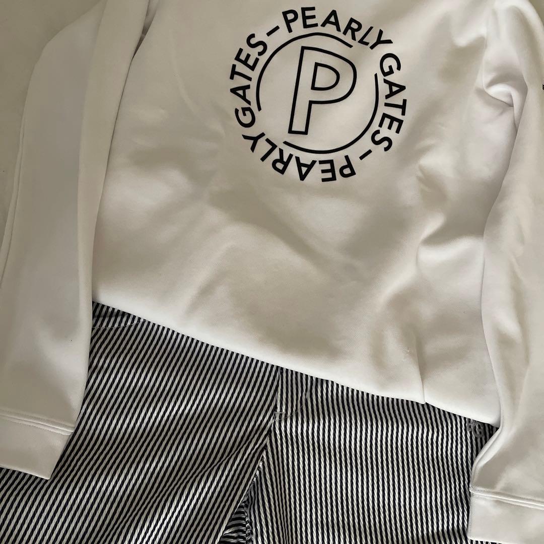 美品☆2022SSパーリーゲイツ　ルチアンカルゼストレッチパンツ　ロンスト柄