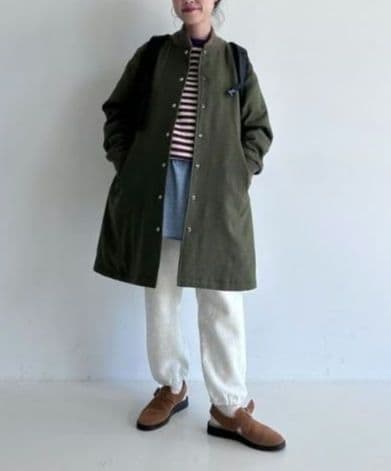 BEAMS BOY / ポリエステル バーシティ コート