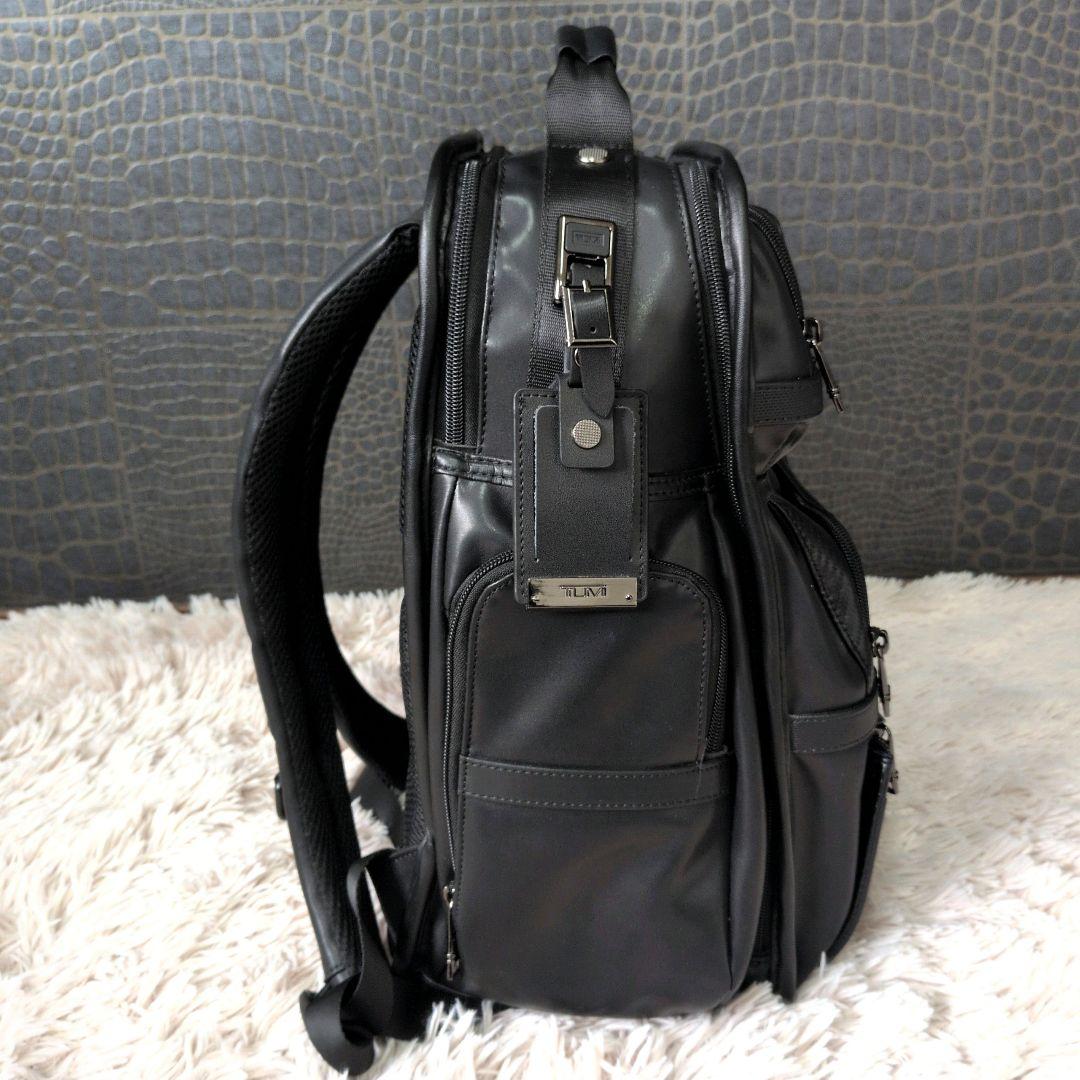 【美品】トゥミ リュック ALPHA3 カーボンレザー ビジネス 正規品