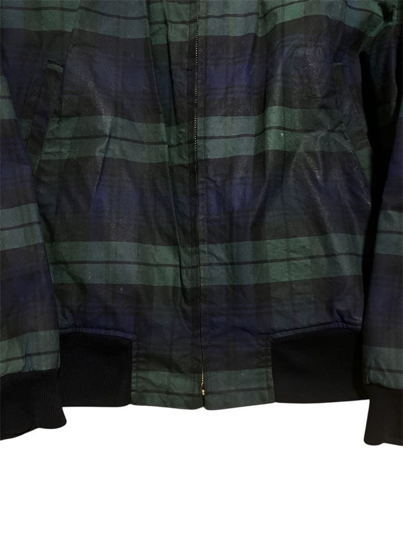 90s ラルフローレン　USA製　オイルドジャケット　ブラックウォッチ