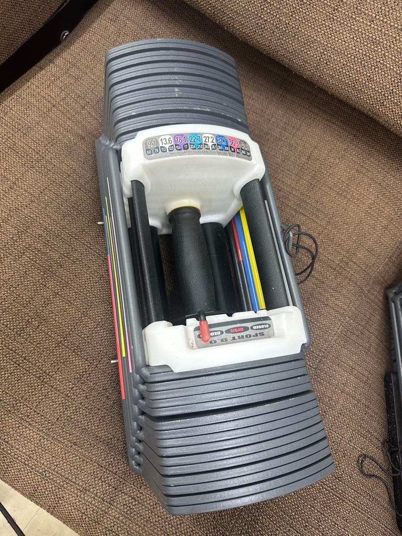 ⑧ TOPFILM 可変式ダンベル 41kg 自宅トレーニング 2個