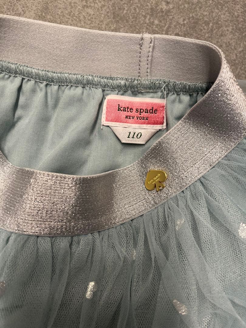 再値下げ‼︎ 未使用⭐︎katespadekidsチュールスカート110 紙袋付き