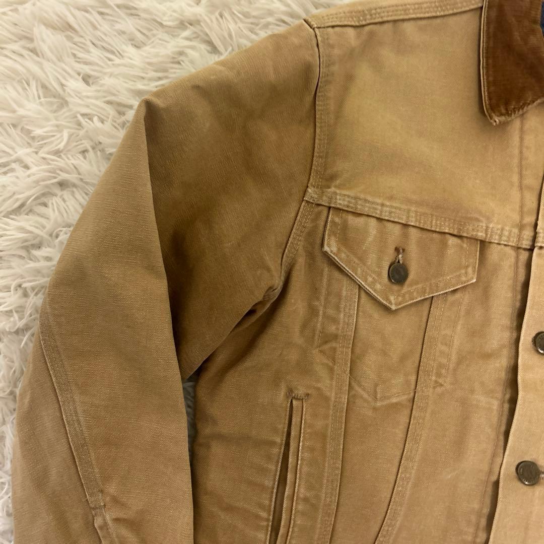 【美品】Carhartt 裏地ブランケット3rd トラッカージャケット 42