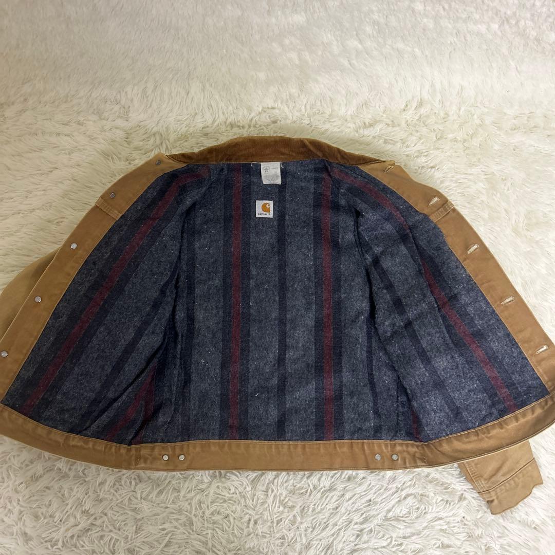 【美品】Carhartt 裏地ブランケット3rd トラッカージャケット 42