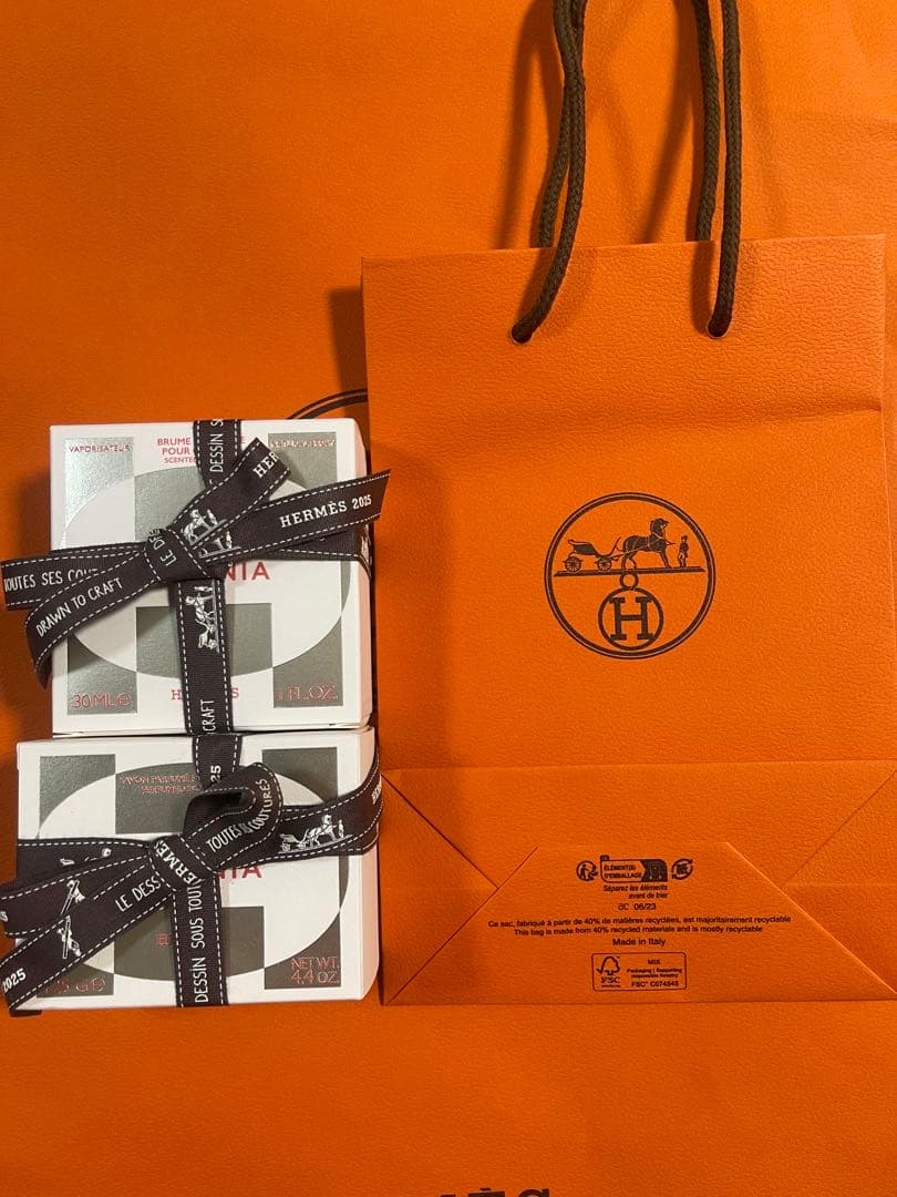 新品未使用 エルメスHERMES パフュームド ソープ ヘアミストバレニア