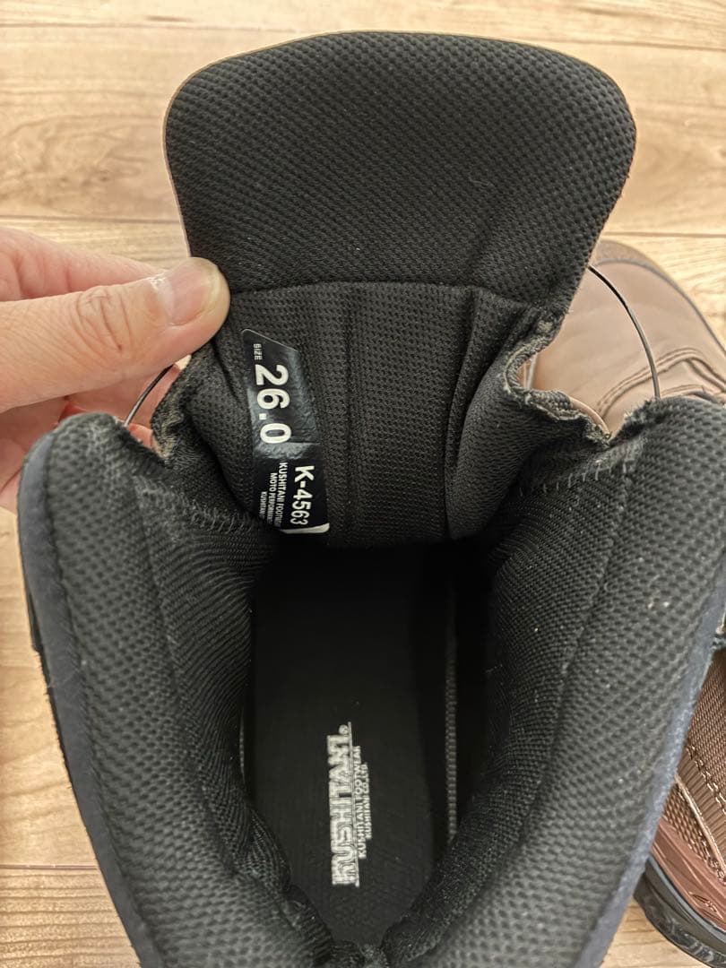 クシタニ アドーネシューズ ライディングシューズ ブラウン　26cm